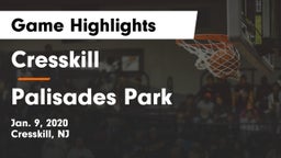 Cresskill  vs Palisades Park Game Highlights - Jan. 9, 2020