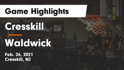 Cresskill  vs Waldwick  Game Highlights - Feb. 26, 2021