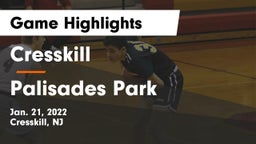 Cresskill  vs Palisades Park  Game Highlights - Jan. 21, 2022