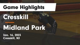 Cresskill  vs Midland Park  Game Highlights - Jan. 16, 2023