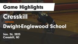 Cresskill  vs Dwight-Englewood School Game Highlights - Jan. 26, 2023