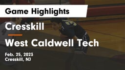 Cresskill  vs West Caldwell Tech Game Highlights - Feb. 25, 2023