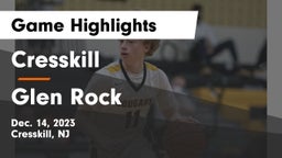 Cresskill  vs Glen Rock  Game Highlights - Dec. 14, 2023