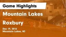 Mountain Lakes  vs Roxbury  Game Highlights - Dec 19, 2016
