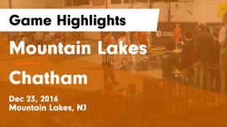 Mountain Lakes  vs Chatham  Game Highlights - Dec 23, 2016