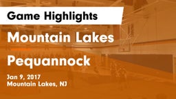 Mountain Lakes  vs Pequannock  Game Highlights - Jan 9, 2017