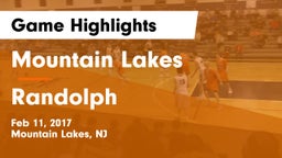 Mountain Lakes  vs Randolph  Game Highlights - Feb 11, 2017