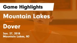 Mountain Lakes  vs Dover  Game Highlights - Jan. 27, 2018