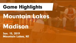 Mountain Lakes  vs Madison  Game Highlights - Jan. 15, 2019