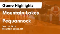 Mountain Lakes  vs Pequannock  Game Highlights - Jan. 24, 2019