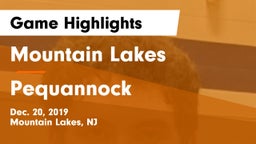 Mountain Lakes  vs Pequannock  Game Highlights - Dec. 20, 2019
