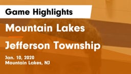 Mountain Lakes  vs Jefferson Township  Game Highlights - Jan. 10, 2020