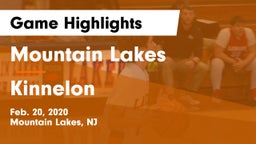 Mountain Lakes  vs Kinnelon Game Highlights - Feb. 20, 2020