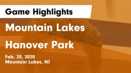 Mountain Lakes  vs Hanover Park  Game Highlights - Feb. 25, 2020