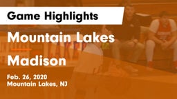 Mountain Lakes  vs Madison Game Highlights - Feb. 26, 2020