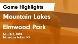 Mountain Lakes  vs Elmwood Park  Game Highlights - March 3, 2020