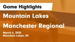 Mountain Lakes  vs Manchester Regional  Game Highlights - March 6, 2020