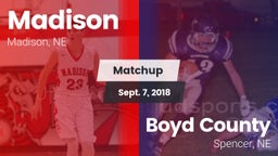 Matchup: Madison  vs. Boyd County 2018