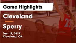 Cleveland  vs Sperry  Game Highlights - Jan. 19, 2019