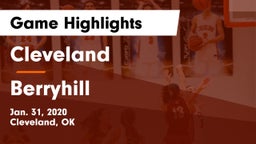 Cleveland  vs Berryhill  Game Highlights - Jan. 31, 2020