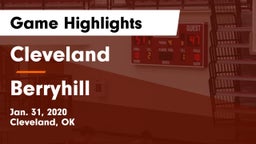 Cleveland  vs Berryhill  Game Highlights - Jan. 31, 2020