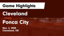 Cleveland  vs Ponca City  Game Highlights - Nov. 2, 2020