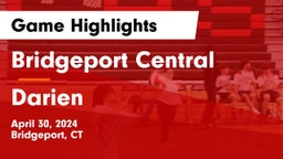 Bridgeport Central  vs Darien  Game Highlights - April 30, 2024