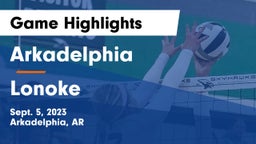 Arkadelphia  vs Lonoke  Game Highlights - Sept. 5, 2023
