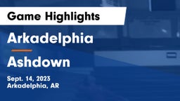Arkadelphia  vs Ashdown  Game Highlights - Sept. 14, 2023
