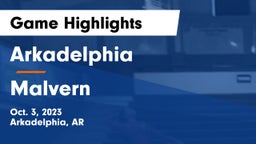 Arkadelphia  vs Malvern  Game Highlights - Oct. 3, 2023