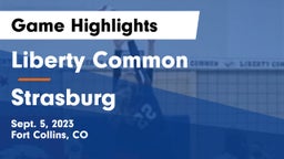 Liberty Common  vs Strasburg  Game Highlights - Sept. 5, 2023