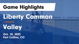 Liberty Common  vs Valley  Game Highlights - Oct. 10, 2023