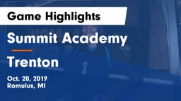 Summit Academy  vs Trenton  Game Highlights - Oct. 20, 2019