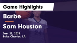 Barbe  vs Sam Houston  Game Highlights - Jan. 25, 2022