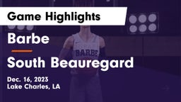 Barbe  vs South Beauregard  Game Highlights - Dec. 16, 2023