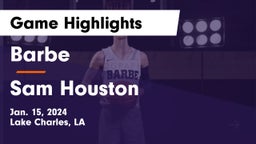 Barbe  vs Sam Houston  Game Highlights - Jan. 15, 2024