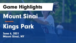 Mount Sinai  vs Kings Park   Game Highlights - June 6, 2021