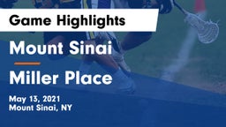 Mount Sinai  vs Miller Place  Game Highlights - May 13, 2021