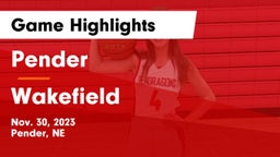 Pender  vs Wakefield  Game Highlights - Nov. 30, 2023
