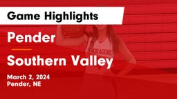 Pender  vs Southern Valley  Game Highlights - March 2, 2024