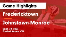 Fredericktown  vs Johnstown-Monroe  Game Highlights - Sept. 30, 2023