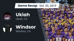 Recap: Ukiah  vs. Windsor  2019
