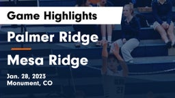 Palmer Ridge  vs Mesa Ridge  Game Highlights - Jan. 28, 2023