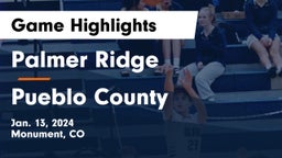 Palmer Ridge  vs Pueblo County  Game Highlights - Jan. 13, 2024