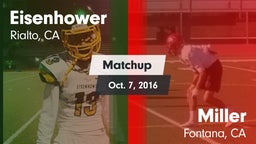 Matchup: Eisenhower High vs. Miller  2016