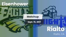 Matchup: Eisenhower High vs. Rialto  2017