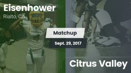 Matchup: Eisenhower High vs. Citrus Valley 2017