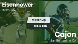 Matchup: Eisenhower High vs. Cajon  2017