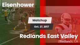 Matchup: Eisenhower High vs. Redlands East Valley  2017