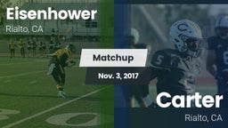 Matchup: Eisenhower High vs. Carter  2017
